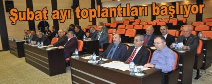 �ubat ay� toplant�lar� ba�l�yor