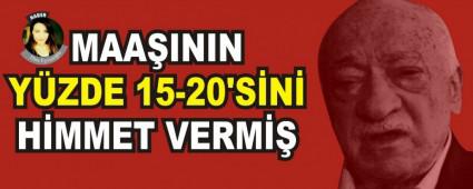 MAA�ININ Y�ZDE 15-20'S�N� H�MMET VERM��