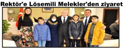 Rekt�r'e L�semili Melekler'den ziyaret