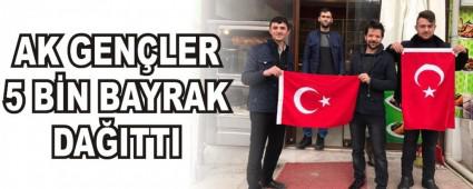 AK GEN�LER 5 B�N BAYRAK DA�ITTI