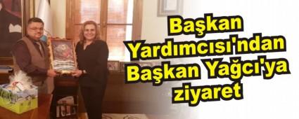 Ba�kan Yard�mc�s�'ndan Ba�kan Ya�c�'ya ziyaret