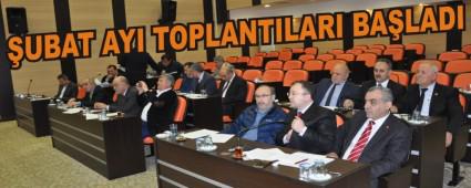 �UBAT AYI TOPLANTILARI BA�LADI