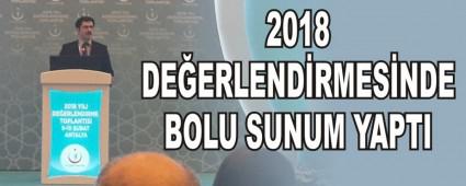 2018 DE�ERLEND�RMES�NDE BOLU SUNUM YAPTI