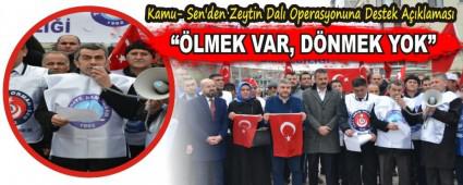 ��LMEK VAR, D�NMEK YOK�