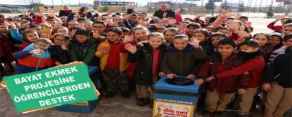    BAYAT EKMEK PROJES�NE ��RENC�LERDEN DESTEK