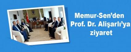 Memur-Sen\'den Prof. Dr. Ali�arl�\'ya ziyaret