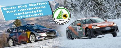 Bolu K�� Rallisi kar olmamas� nedeniyle ertelendi