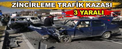Z�NC�RLEME TRAF�K KAZASI ; 3 YARALI