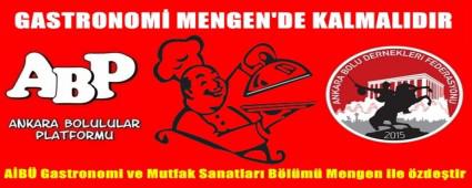 �GASTRONOM� MENGEN'DE KALMALIDIR�