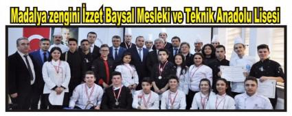 Madalya zengini �zzet Baysal Mesleki ve Teknik Anadolu Lisesi
