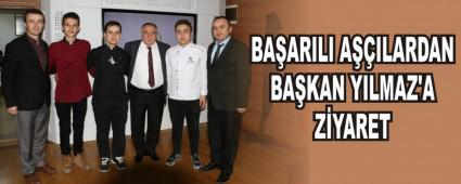BA�ARILI A��ILARDAN BA�KAN YILMAZ'A Z�YARET