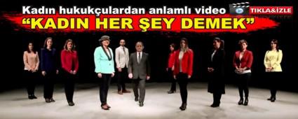 Kad�n hukuk�ulardan anlaml� video