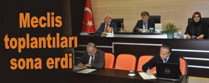 Meclis toplant�lar� sona erdi