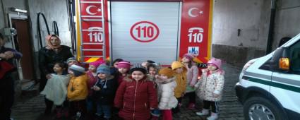 Minik ��rencilere yang�n e�itimi