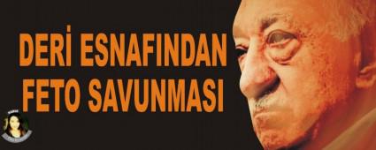 Deri esnaf�ndan FETO savunmas�