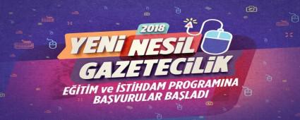 Yeni Nesil Gazetecilik E�itim ve �stihdam Program�na ba�vurular ba�lad�