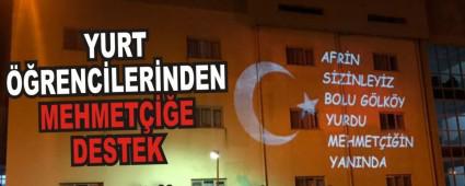 YURT ��RENC�LER�NDEN MEHMET���E DESTEK