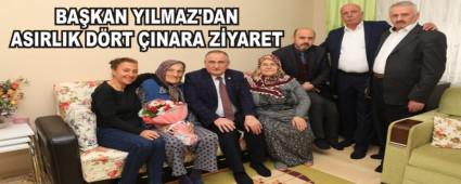 BA�KAN YILMAZ'DAN ASIRLIK D�RT �INARA Z�YARET