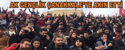 AK GEN�L�K �ANAKKALE'YE AKIN ETT�