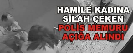 HAM�LE KADINA S�LAH �EKEN POL�S MEMURU A�I�A ALINDI