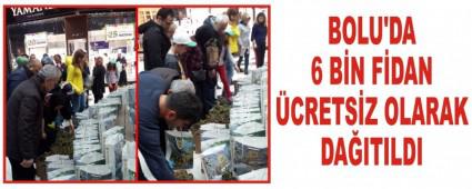 BOLU'DA 6 B�N F�DAN �CRETS�Z OLARAK DA�ITILDI