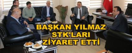 BA�KAN YILMAZ STK'LARI Z�YARET ETT�
