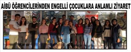A�B� ��RENC�LER�NDEN ENGELL� �OCUKLARA ANLAMLI Z�YARET