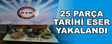 25 par�a tarihi eser yakaland�