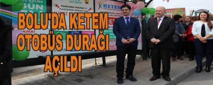 BOLU'DA KETEM OTOB�S DURA�I A�ILDI