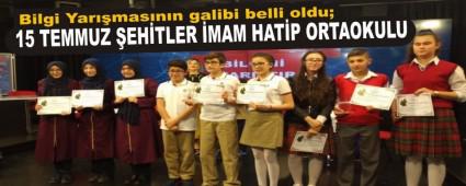Bilgi Yar��mas�n�n galibi belli oldu