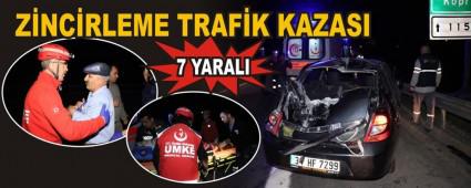 Z�NC�RLEME TRAF�K KAZASI: 7 YARALI