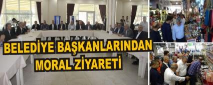 BELED�YE BA�KANLARINDAN MORAL Z�YARET�