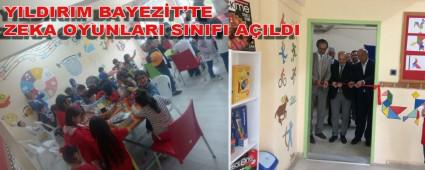 YILDIRIM BAYEZ�T\'TE ZEKA OYUNLARI SINIFI A�ILDI