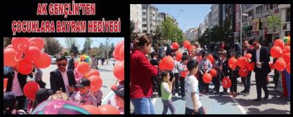 Ak Partili gen�lerden �ocuklara bayram hediyesi