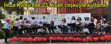 �mza Koleji\'nde 23 Nisan co�kuyla kutland�