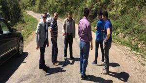 Abant-Ta�kesti aras� yol yap�m �al��malar� ba�lad�