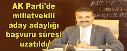AK Parti\'de milletvekili aday adayl��� ba�vuru s�resi uzat�ld�