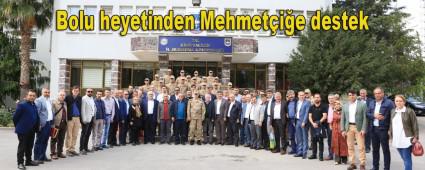 Bolu heyetinden Mehmet�i�e destek