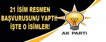 21 �S�M RESMEN BA�VURUSUNU YAPTI! ��TE O �S�MLER!