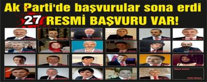 Ak Parti\'de ba�vurular sona erdi