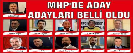 MHP\'DE ADAY ADAYLARI BELL� OLDU