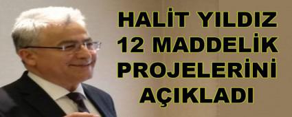 HAL�T YILDIZ 12 MADDEL�K PROJELER�N� A�IKLADI