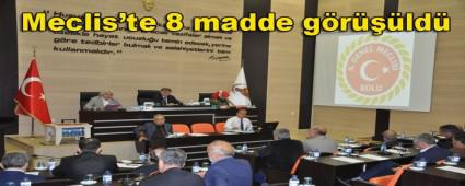 Meclis\'te 8 madde g�r���ld�