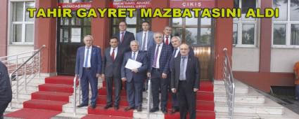 TAH�R GAYRET MAZBATASINI ALDI