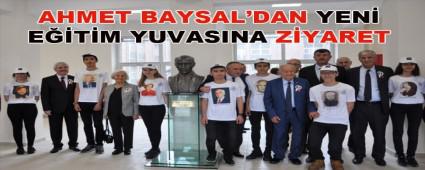 AHMET BAYSAL\'DAN YEN� E��T�M YUVASINA Z�YARET