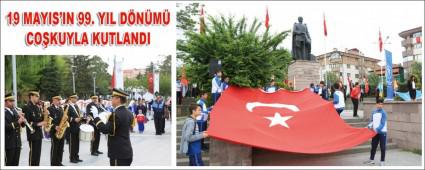 19 MAYIS\'IN 99. YIL D�N�M� CO�KUYLA KUTLANDI