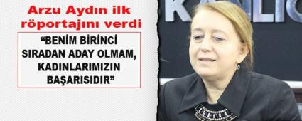 Arzu Ayd�n ilk r�portaj�n� verdi