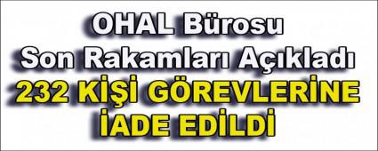 OHAL B�rosu Son Rakamlar� A��klad�