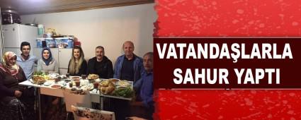 VATANDA�LARLA SAHUR YAPTI