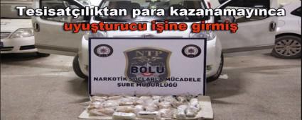Tesisat��l�ktan para kazanamay�nca uyu�turucu i�ine girmi�